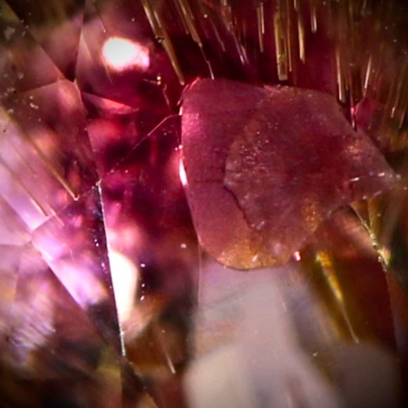 Padparadscha Tourmaline 2.52ct Solid 18K Gold Ring - Picture 3 of 7